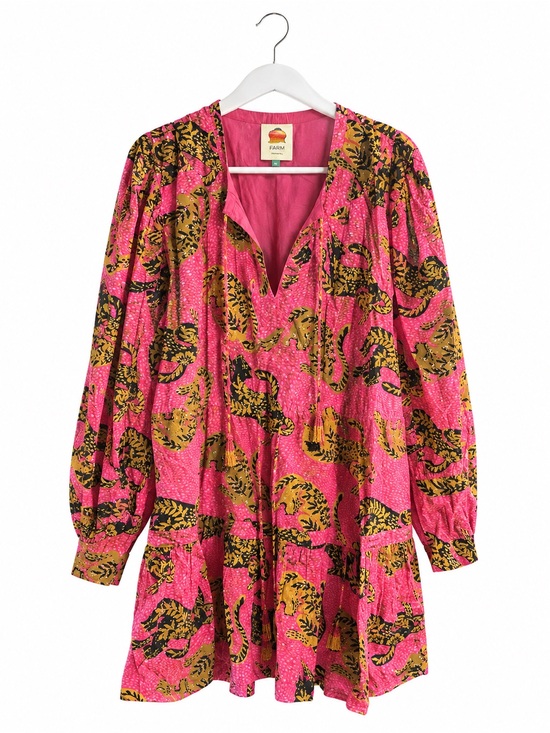FARM Rio Dresses & Skirts - Farm Rio Tiger Printed Mini Dress